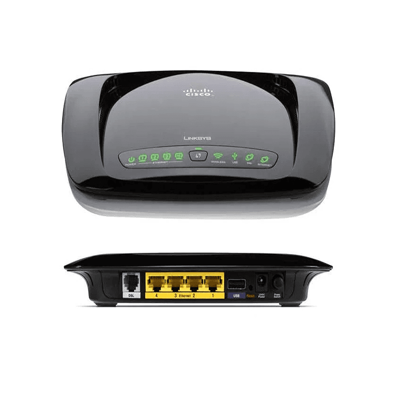 مودم ADSL2 Plus بیسیم لینکسیس مدل WAG160N (استوک) — تصویر ۱۲