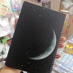 لوارم تحریر فانتزی دفتر بلک ژورنال جلدسخت دفتر سیاهبرگ — تصویر ۴