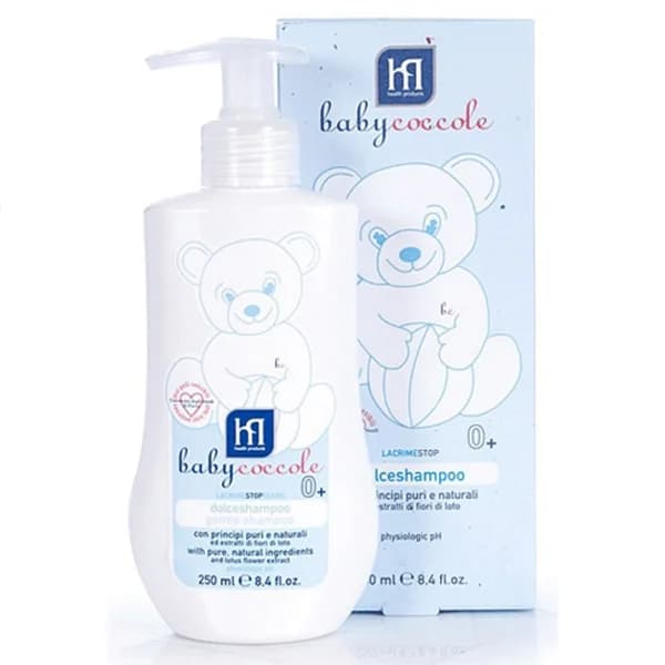 شامپو سر بی بی کوکول baby coccole بالای 0 ماه حجم 250 میلی