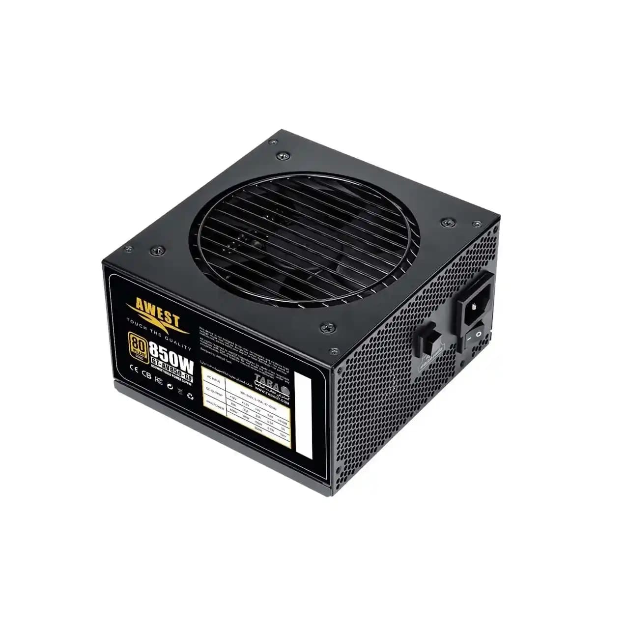 منبع تغذیه کامپیوتر اوست مدل Awest GT-AV850-GF — تصویر ۵