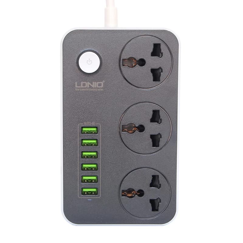 شارژر USB و چندراهی برق الدینیو مدل LDNIO SC3604 — تصویر ۵