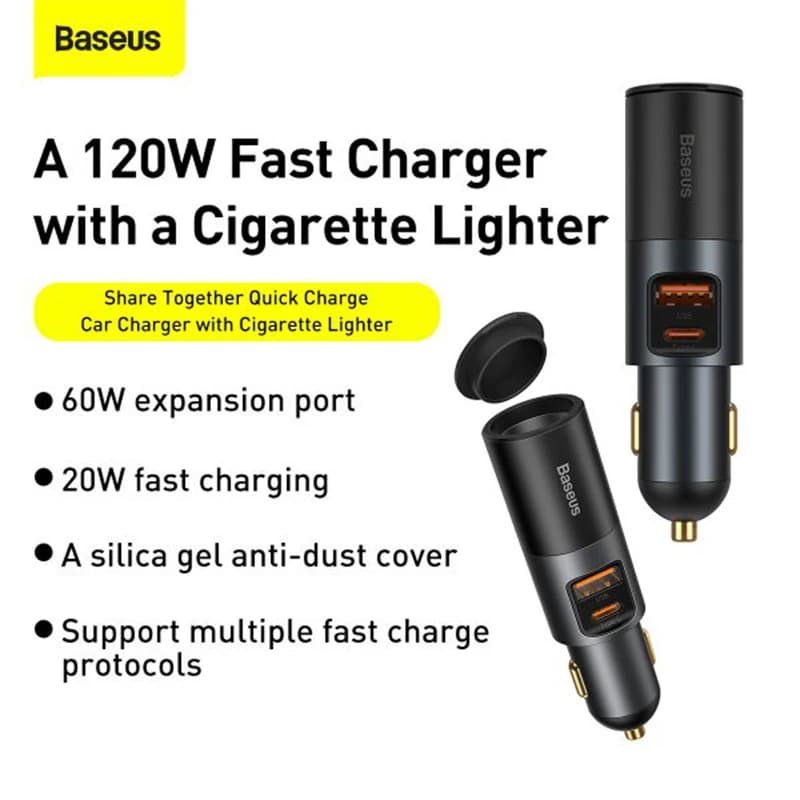 شارژر فندکی باسئوس مدل Baseus CCBT-C0G — تصویر ۱۲