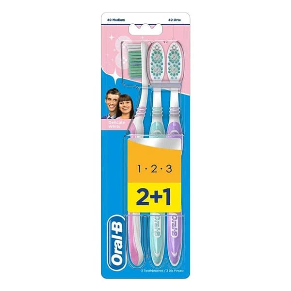 مسواک سه عددی خانواده اورال بی Oral B