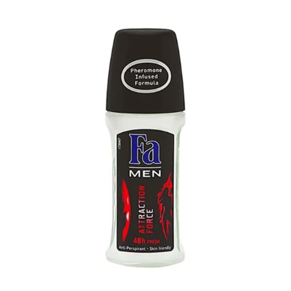 رول ضد تعریق مردانه فا من اترکشن فورس حجم 50 میلی — تصویر ۴