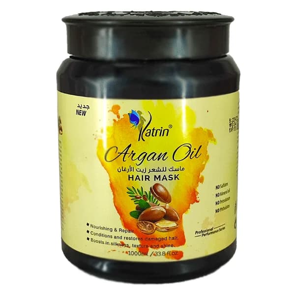 ماسک بدون سولفات کاترین روغن آرگان حجم 1000 میلی — تصویر ۴