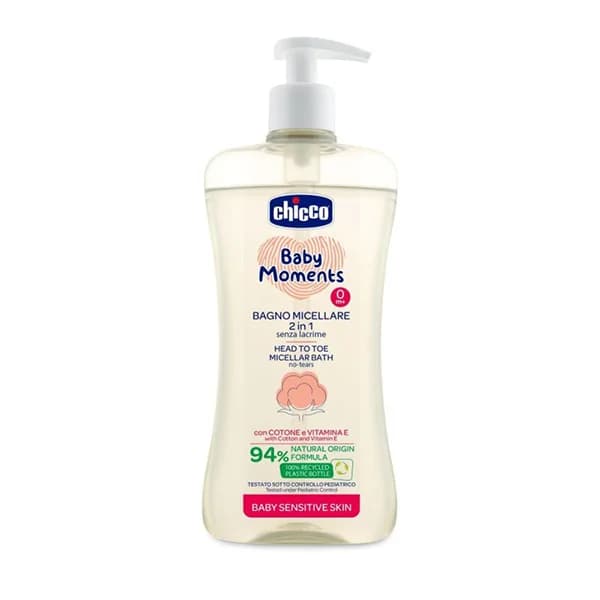 شامپو سر و بدن کودک میسلار 2 در 1 چیکو Chicco