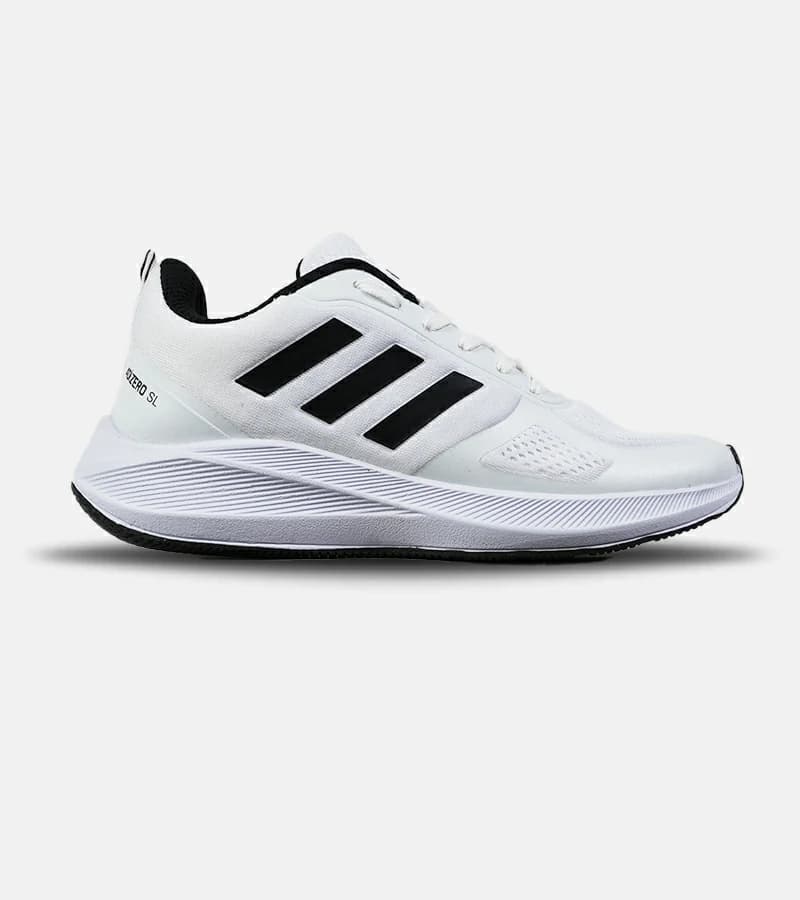 کفش کتانی مردانه و زنانه سفید مشکی آدیداس Adizero SL | مدل 7634 — تصویر ۲