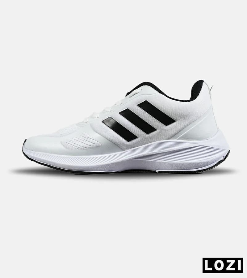 کفش کتانی مردانه و زنانه سفید مشکی آدیداس Adizero SL | مدل 7634 — تصویر ۴