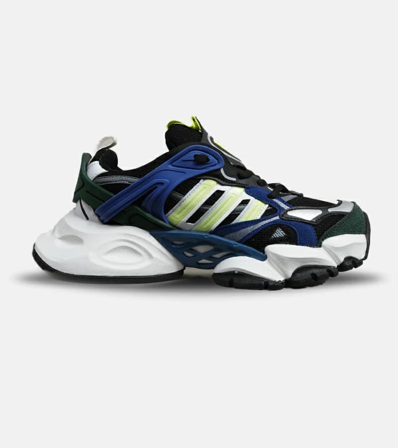 کفش کتانی مردانه و زنانه مشکی آبی لیمویی ADIDAS performance x9000l4 | مدل ۵۸۰۵