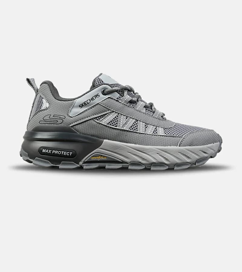 کفش کتانی طبی ورزشی طوسی SKECHERS max protect | مدل 8558