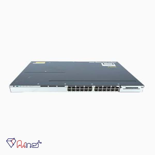 سوئیچ گیگابایت 24 پورت PoE سیسکو Cisco WS-C3750X-24P-S