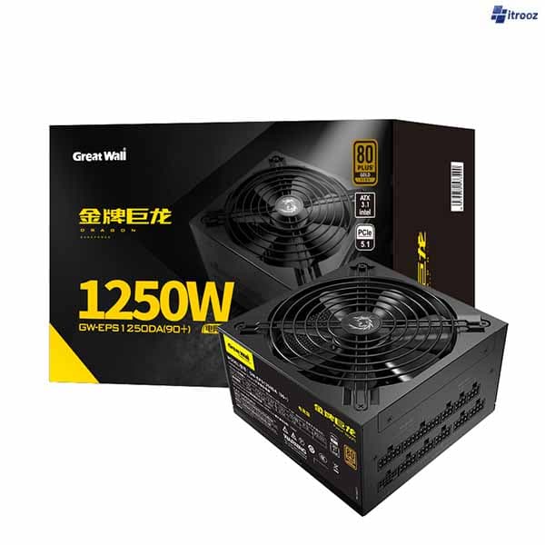 پاور گریت وال GREAT WALL GW-EPS1250DA 1250Wاستوک