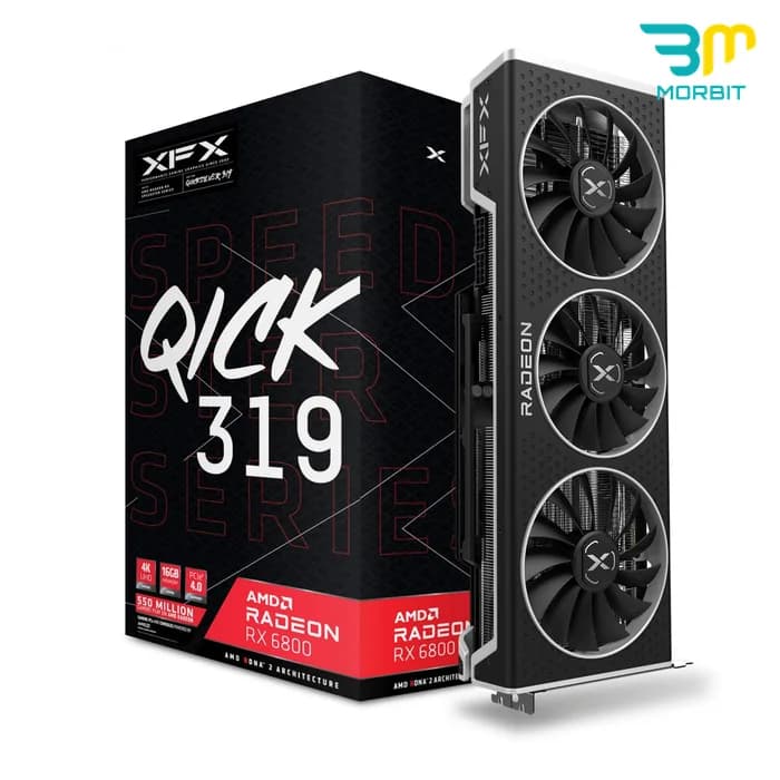 کارت گرافیک XFX QICK 319 RX 6800 16GB(آکبند) — تصویر ۴
