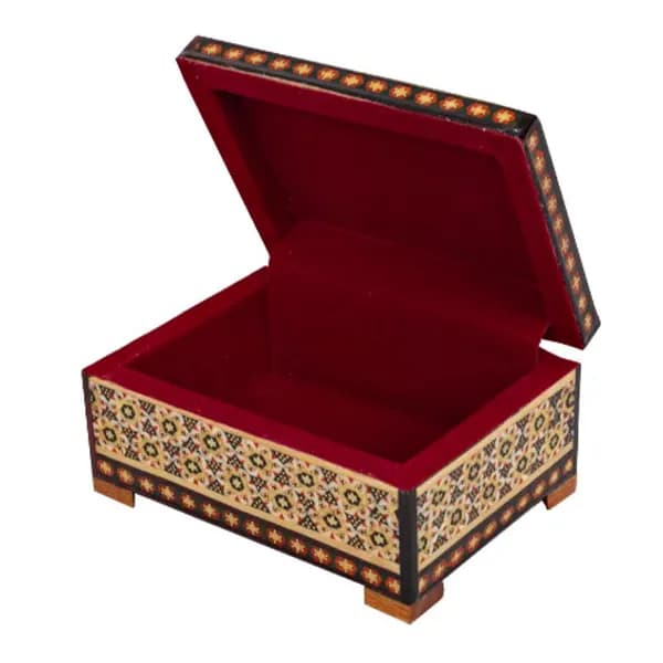 جعبه جواهرات خاتم کاری کد 81 — تصویر ۷