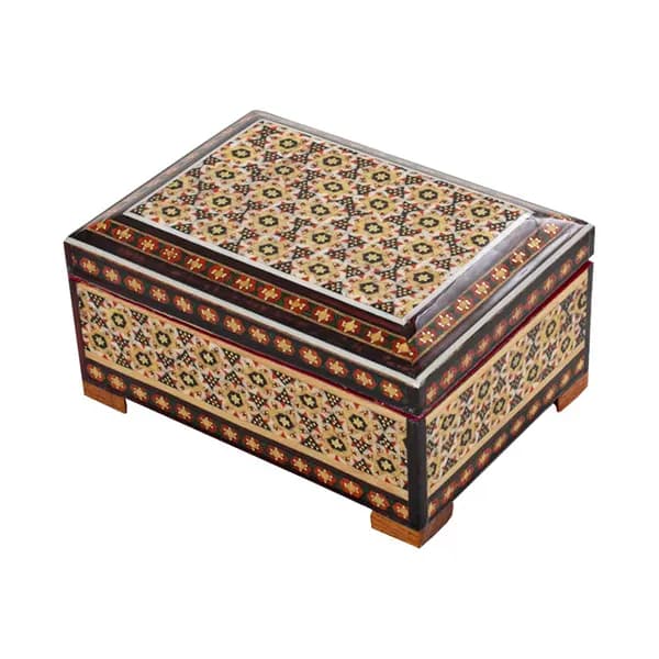 جعبه جواهرات خاتم کاری کد 81