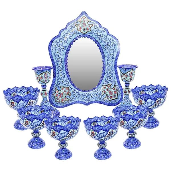 ست 9 تکه هفت سین میناکاری کد 215 — تصویر ۱۰