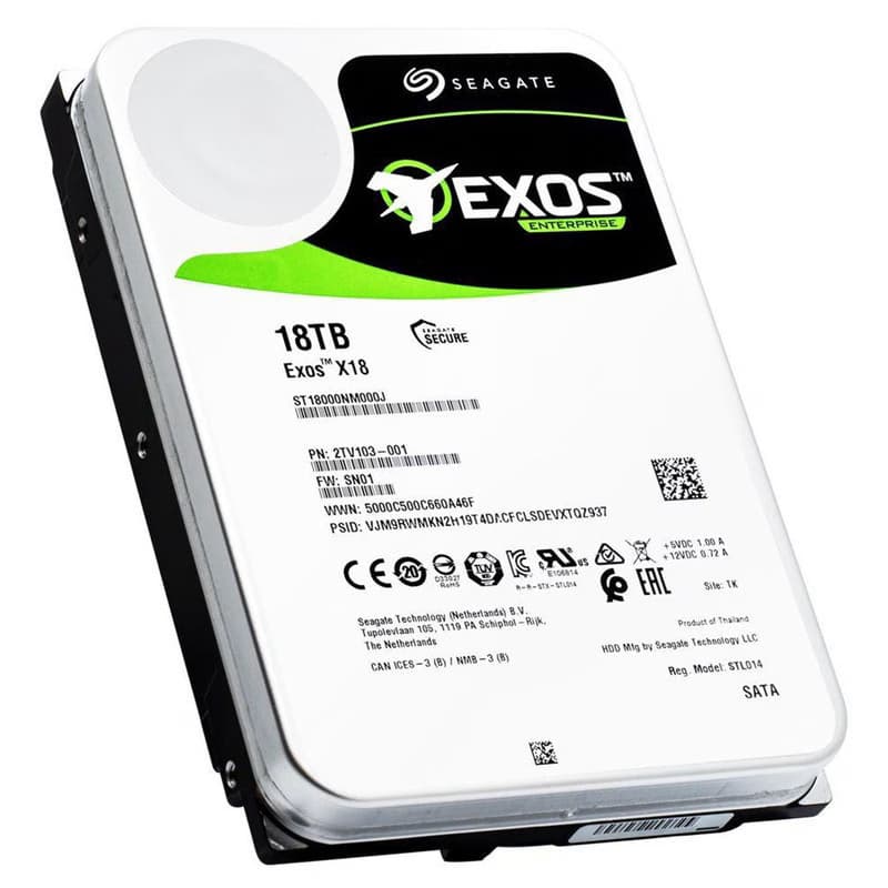 هارد دیسک اینترنال سیگیت مدل EXOS X18 ST18000NM000J ظرفیت 18 ترابایت — تصویر ۹