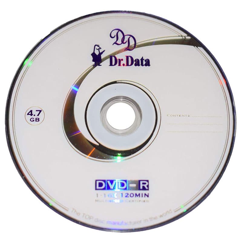 DVD خام Dr.Data بسته ۵۰ عددی