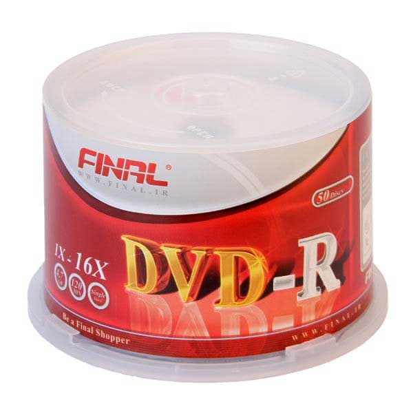 DVD خام فینال Final بسته ۵۰ عددی — تصویر ۲