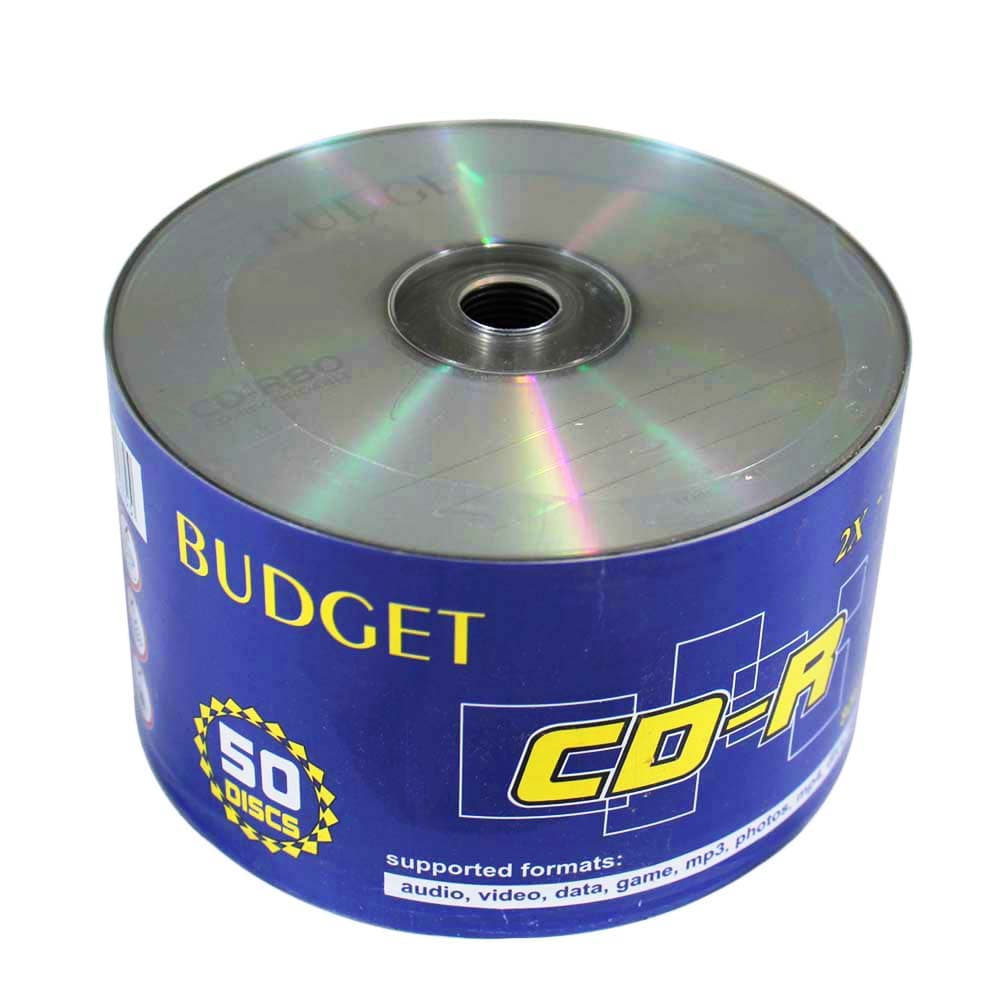 CD خام باجت BUDGET بسته ۵۰ عددی — تصویر ۲