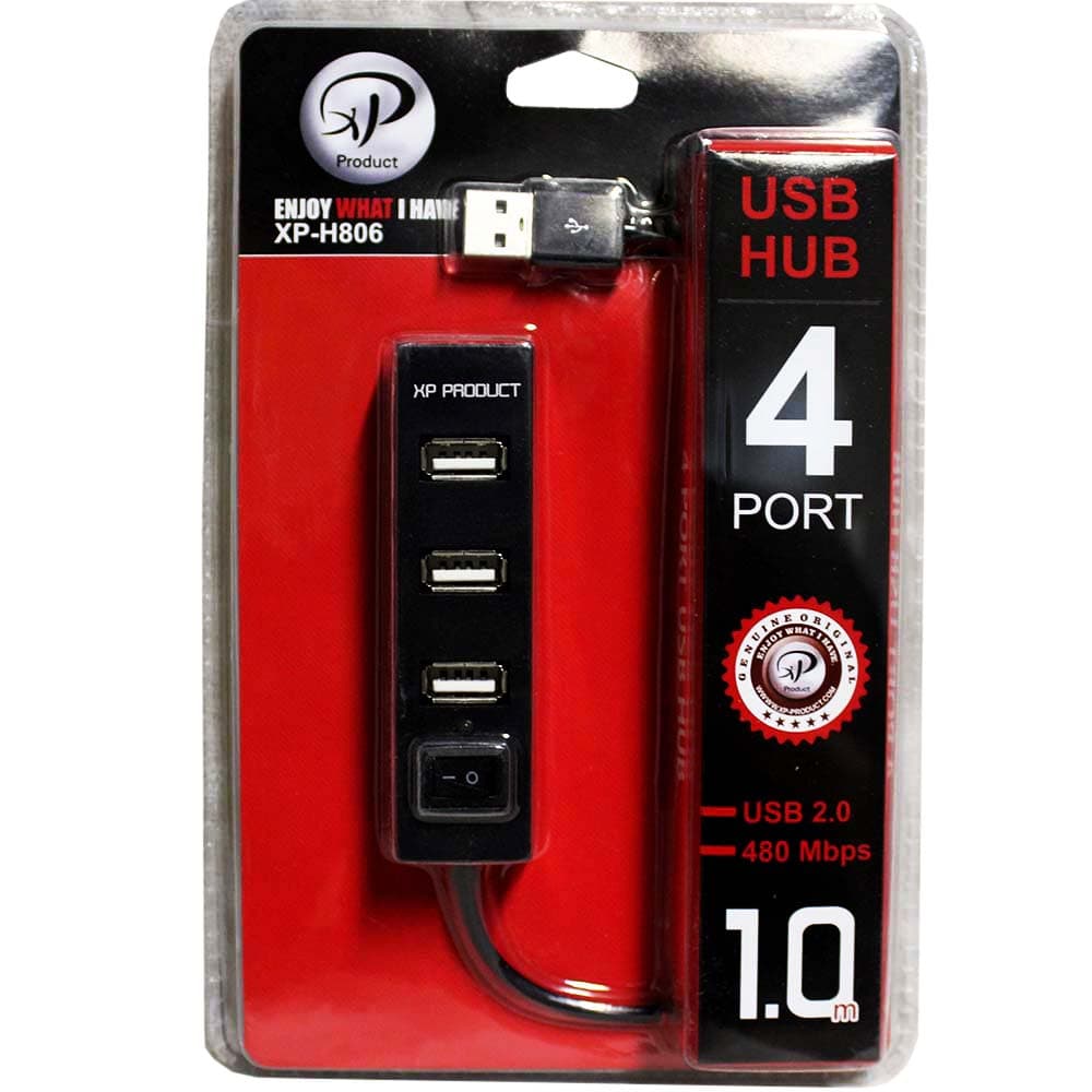 هاب USB ۴ پورت ایکس پی-پروداکت مدل XP-H806