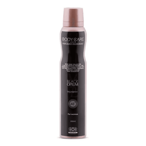 اسپری بدن بلک اوپیوم زنانه بادی کر حجم 200 میل Body Care Black Opium
