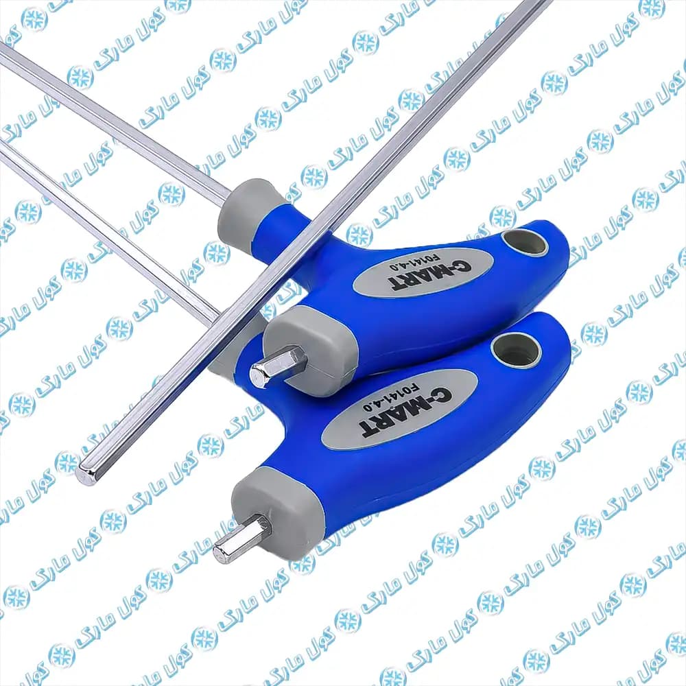 آچار آلن دسته T دوطرفه سايز 4 مدل C-Mart F0141-4.0 — تصویر ۱۱