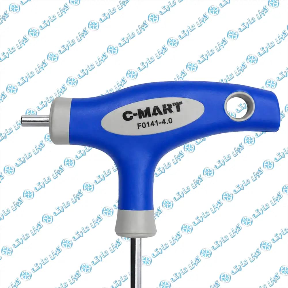 آچار آلن دسته T دوطرفه سايز 4 مدل C-Mart F0141-4.0 — تصویر ۸