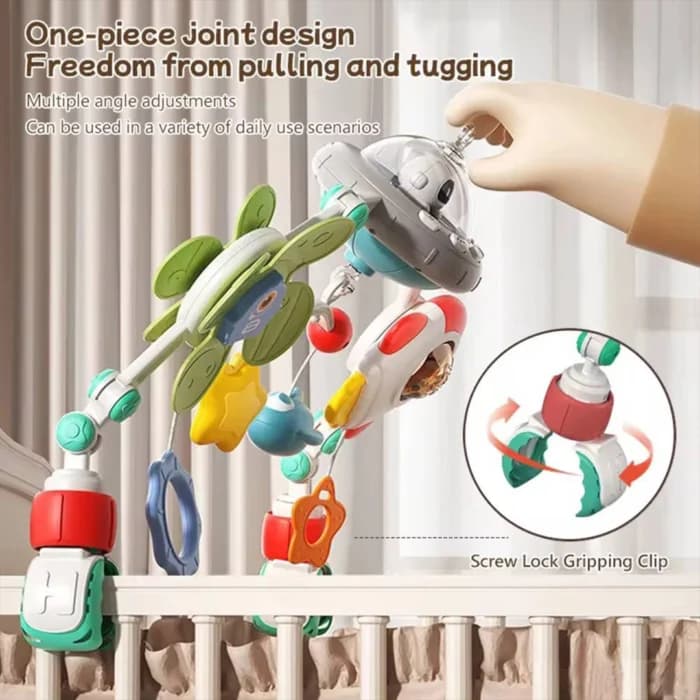 آویز کالسکه و کریر کودک فضایی هانگر Huanger کد He-0318 — تصویر ۵