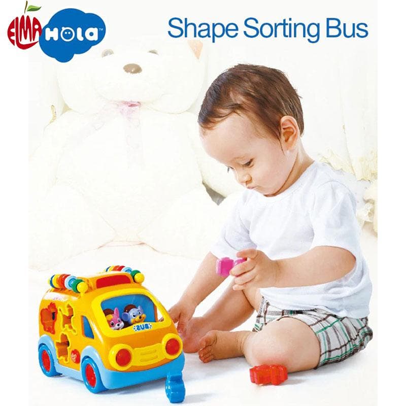 اتوبوس لگویی موزیکال 988 هولی تویز Huile Toys — تصویر ۱۰