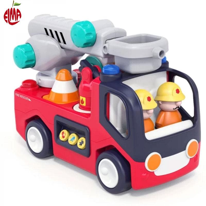 ماشین آتش نشانی E9998 هولی تویز Huile Toys — تصویر ۱۰