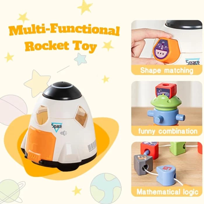 پازل سفینه فضایی He792000 هولی تویز Huile Toys — تصویر ۵