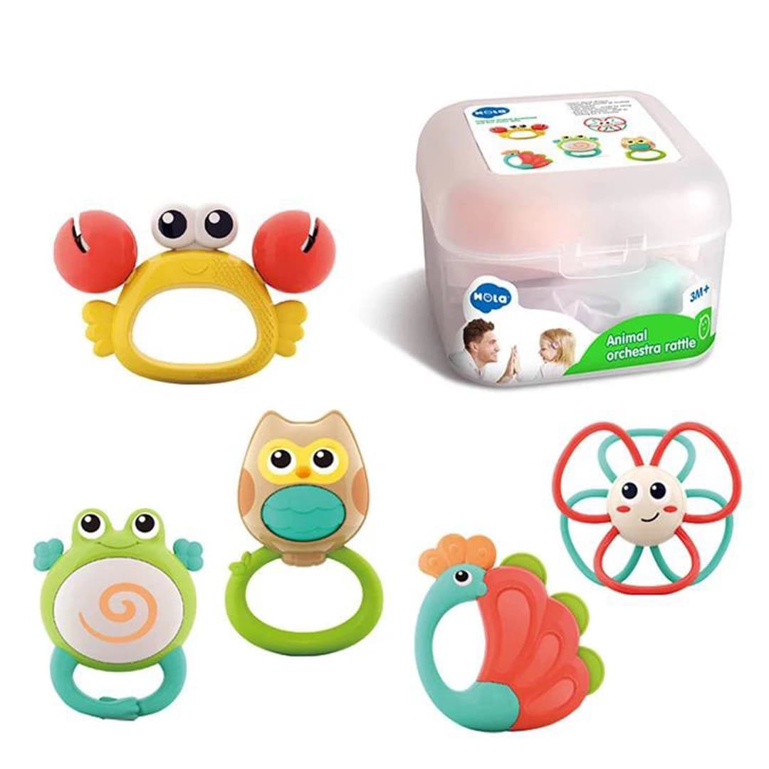 ست جغجغه دندانگیر E318A هولی تویز Huile Toys — تصویر ۲