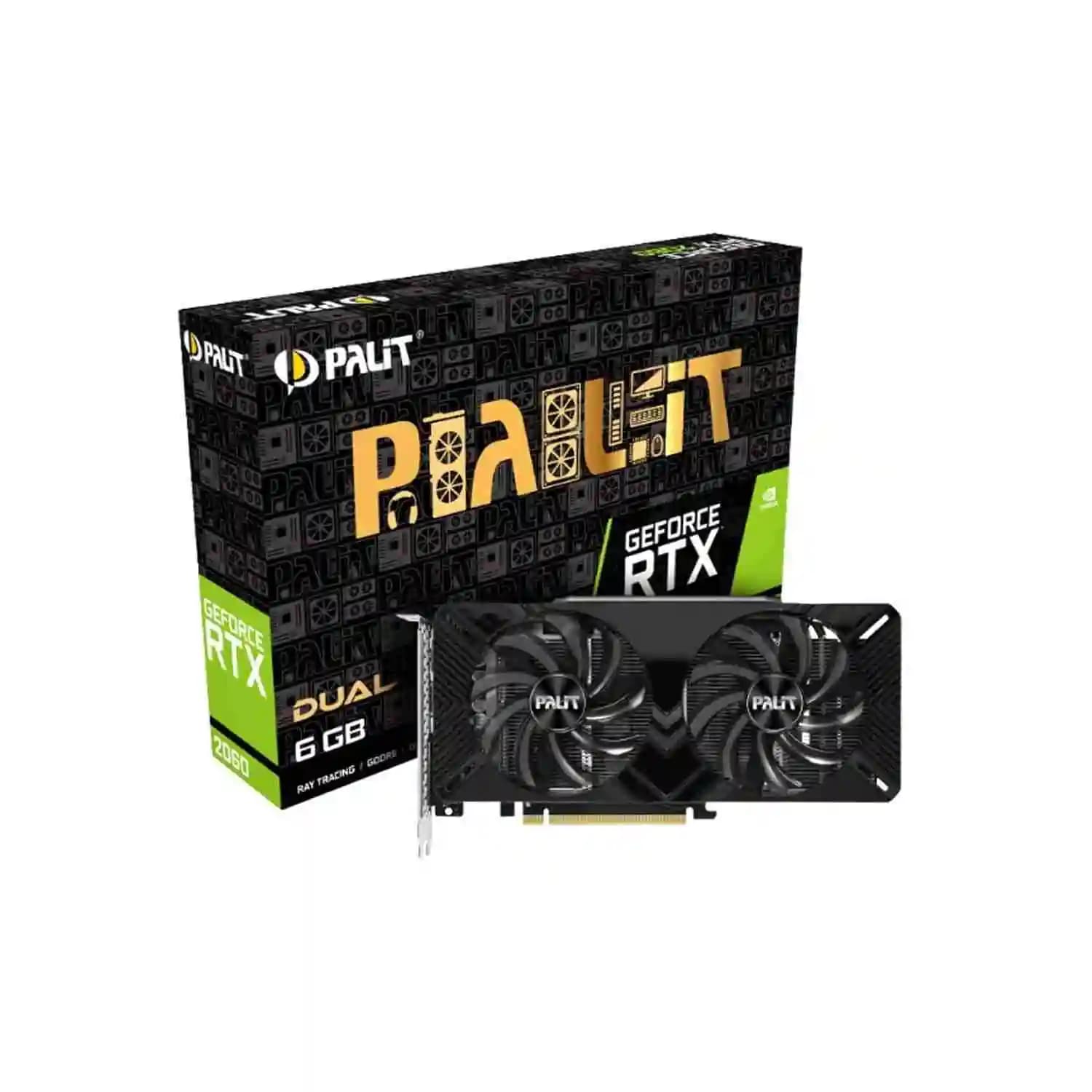 کارت گرافیک استوک پالیت Palit RTX 2060 Dual 6GB — تصویر ۳