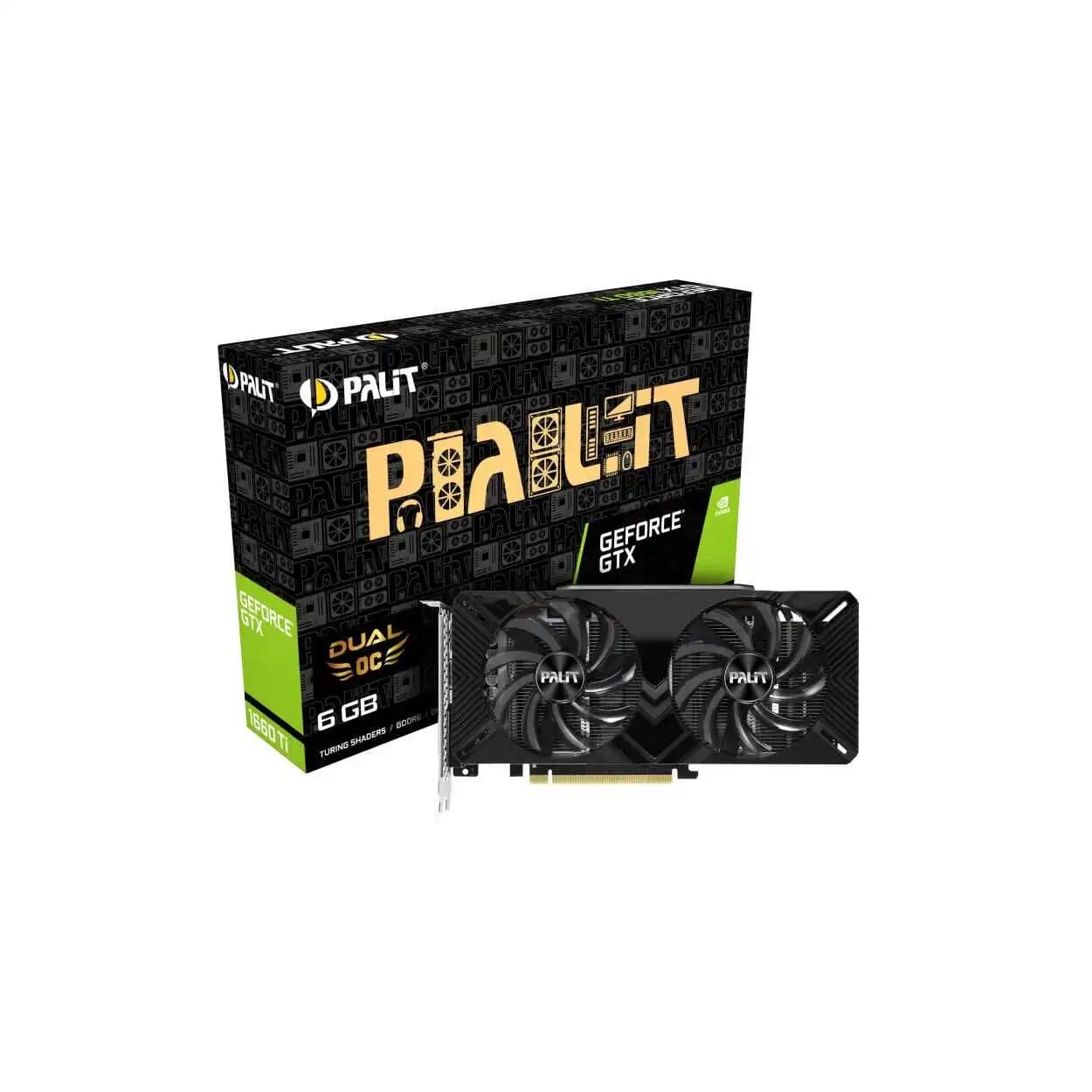 کارت گرافیک استوک پالیت Palit GTX 1660 Ti Dual 6GB