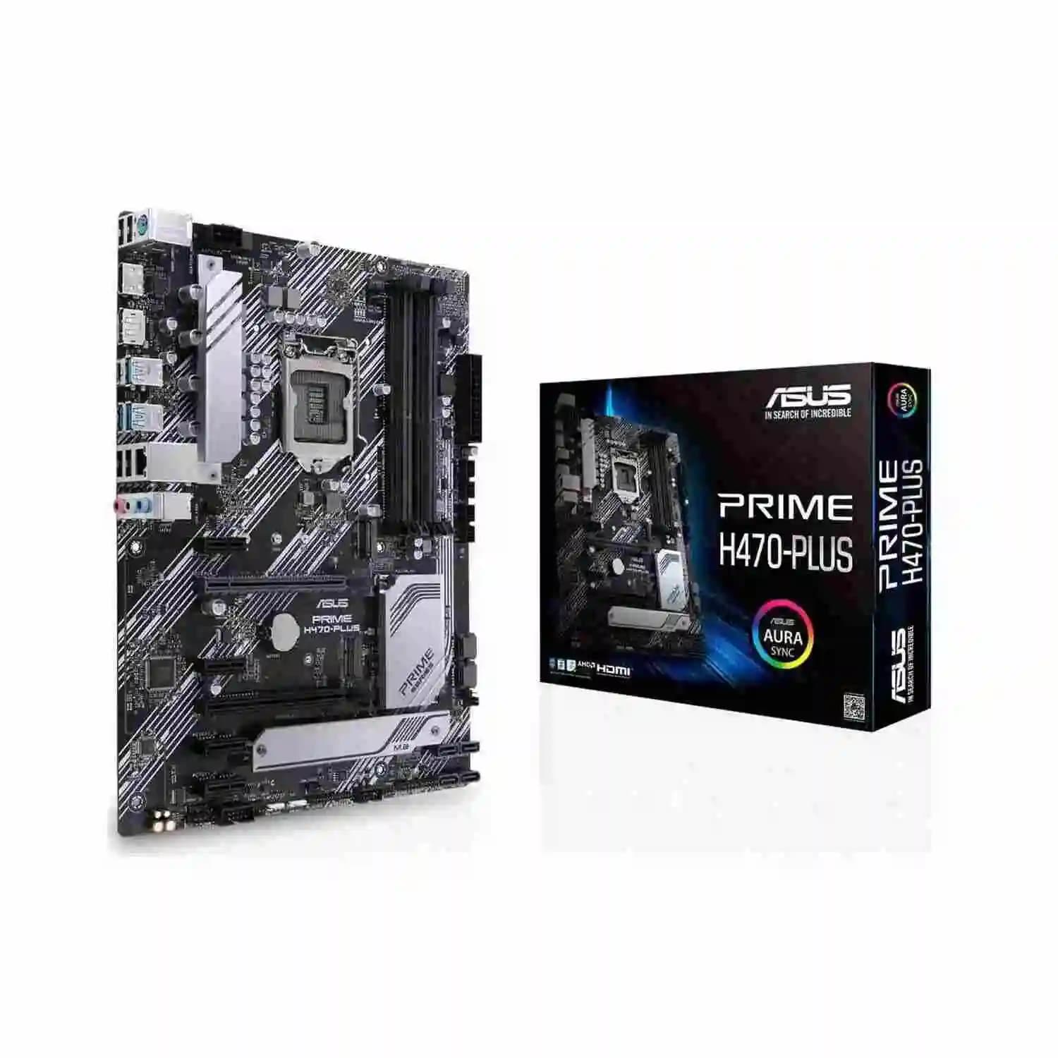 مادربرد استوک ایسوس Asus Prime H470 Plus + CPU Celeron G5905