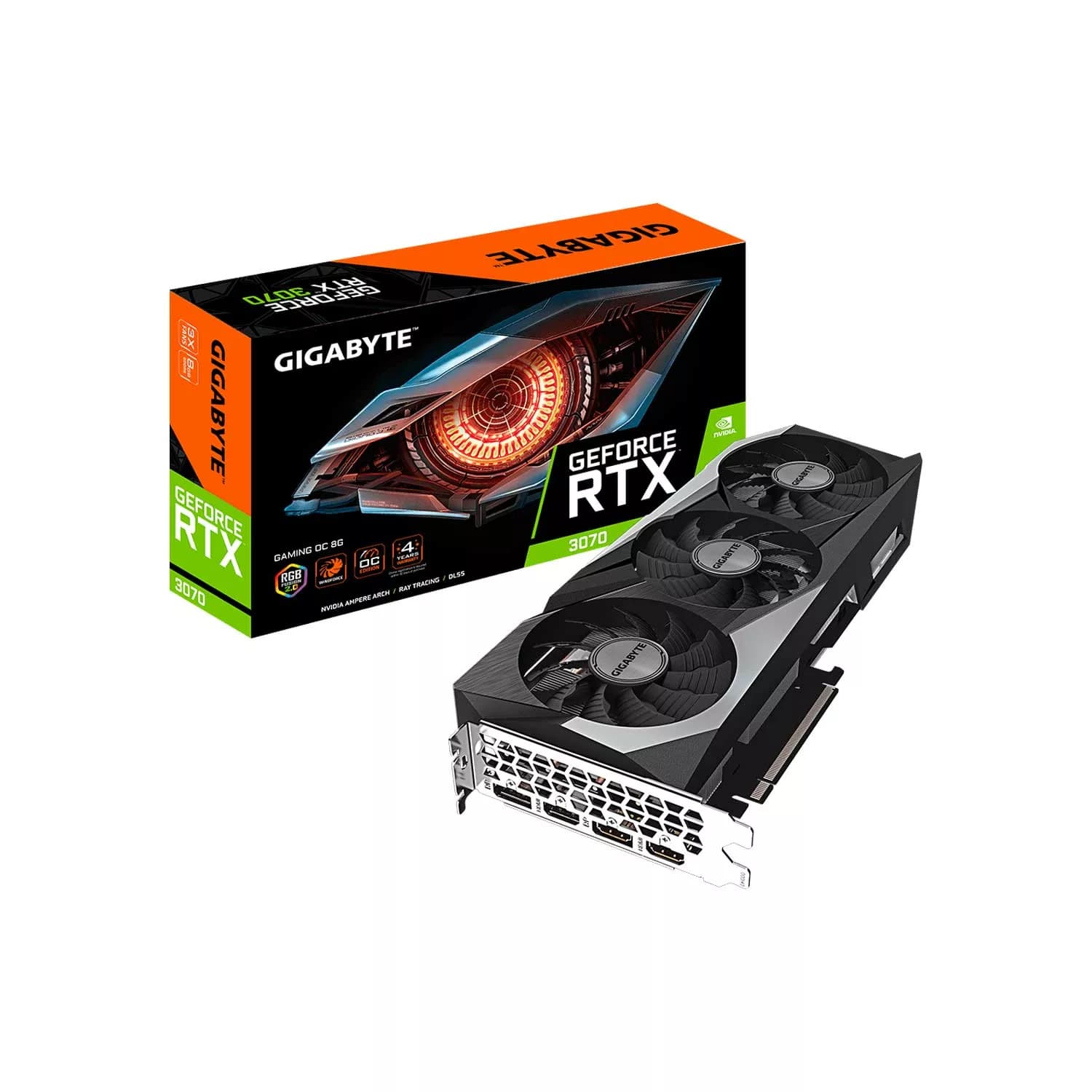 کارت گرافیک استوک گیگابایت مدل Gigabyte RTX 3070 — تصویر ۴