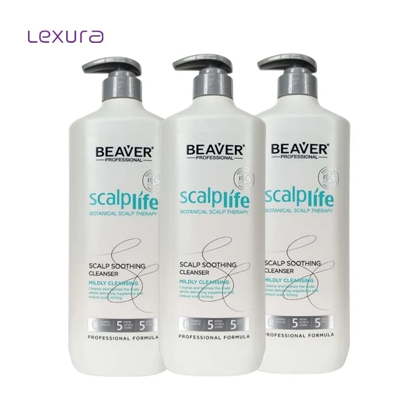 پک 3 عددی شامپو ضد شوره بیور beaver — تصویر ۴