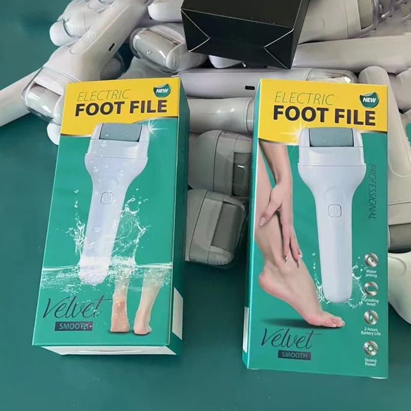 سنگ پای برقی(شارژی) قوی مدل FOOT FILE VELVET — تصویر ۴