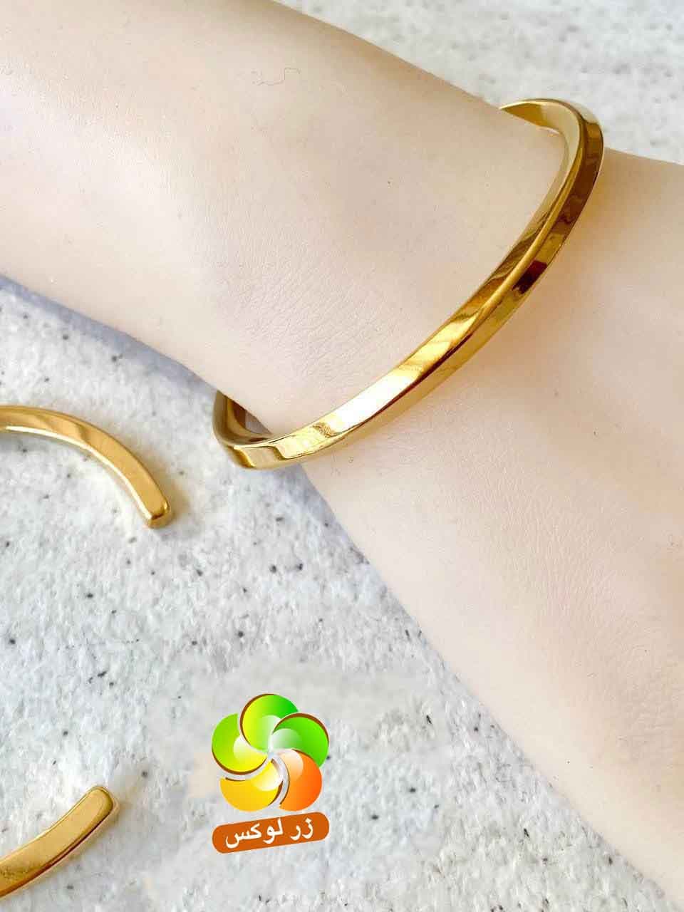 تک‌پوش استیل پیچ طلایی
