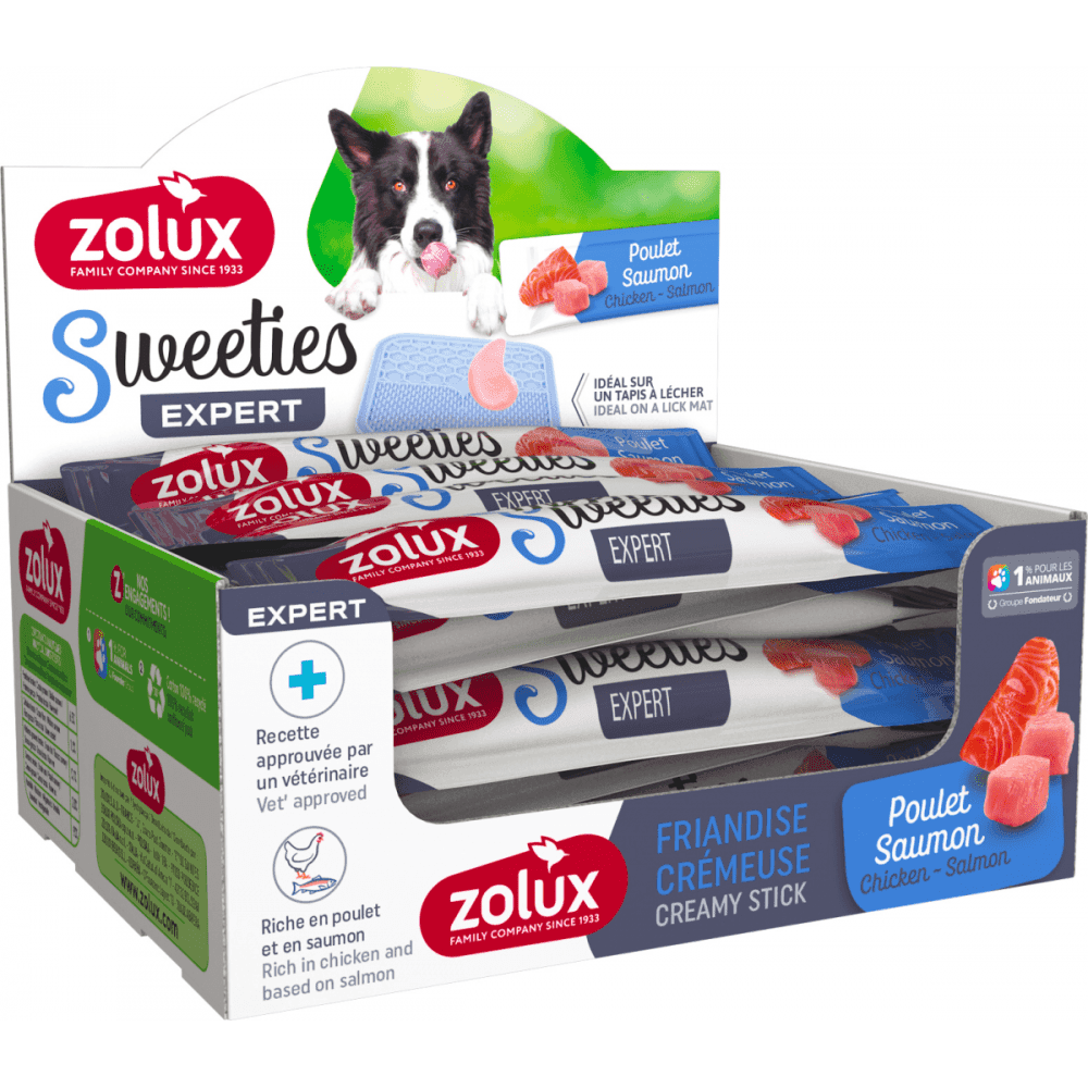 بستنی سگ Zolux مدل Creamy Stick با طعم مرغ و سالمون 1 عددی