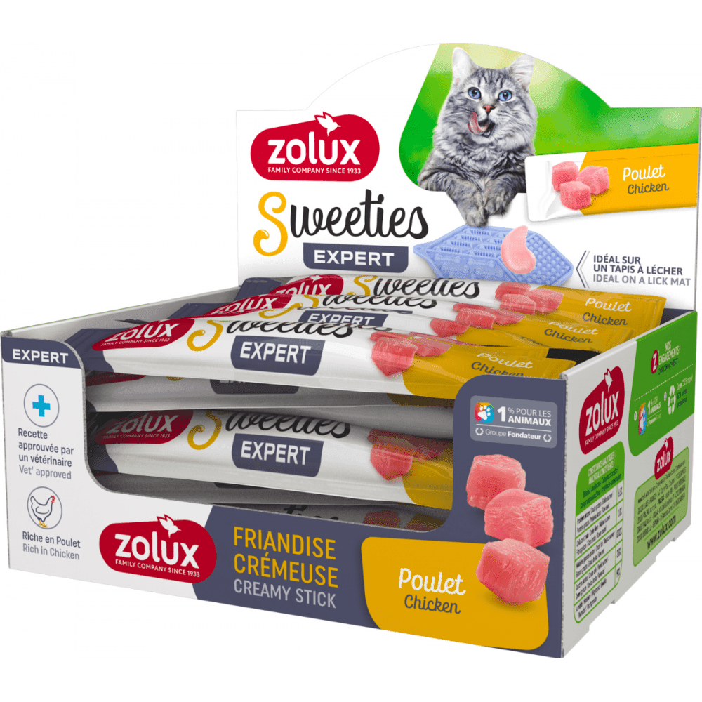 بستنی گربه Zolux مدل Creamy Stick با طعم مرغ 1 عددی