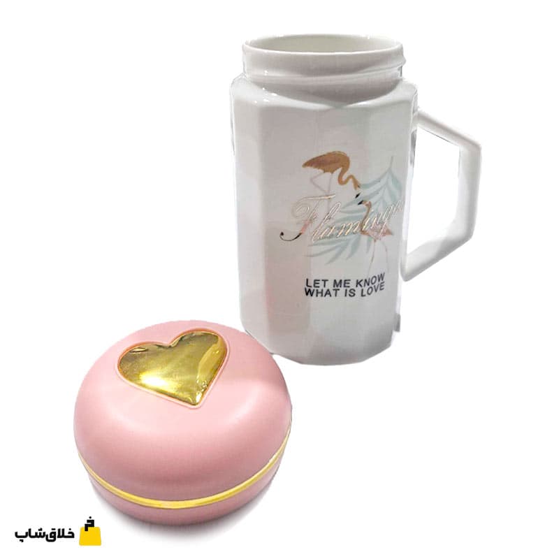 ماگ فلامینگو درب دار کد FL09 — تصویر ۳