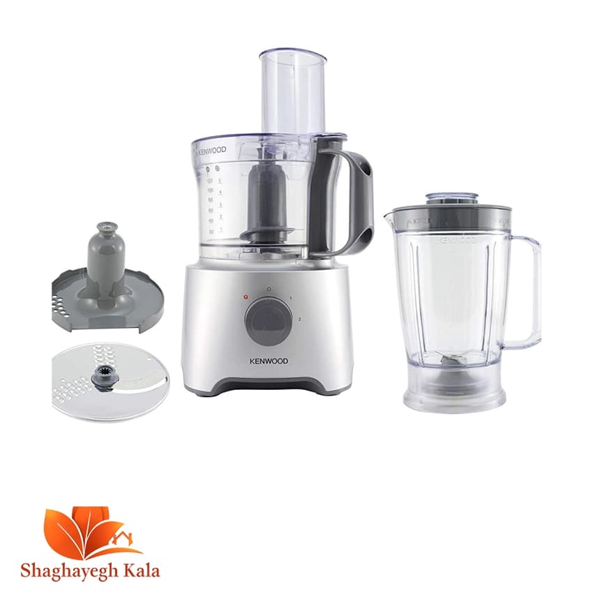 غذاساز کنوود مدل FDP301WH با توان 800 وات، کاسه 2.1 لیتری و مخلوطکن 1.2 لیتری
