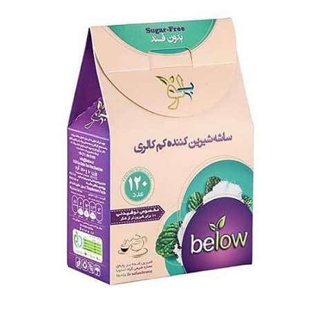 ساشه شیرین کننده کم کالری بیلو بسته 60 عددی