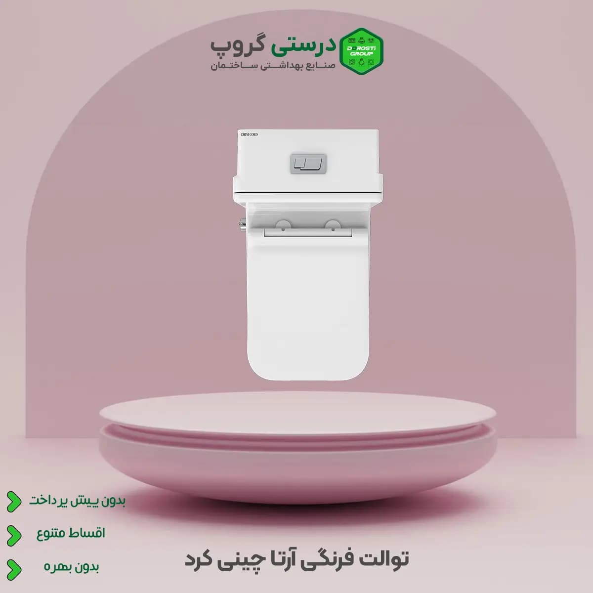 توالت فرنگی آرتا چینی کرد — تصویر ۶