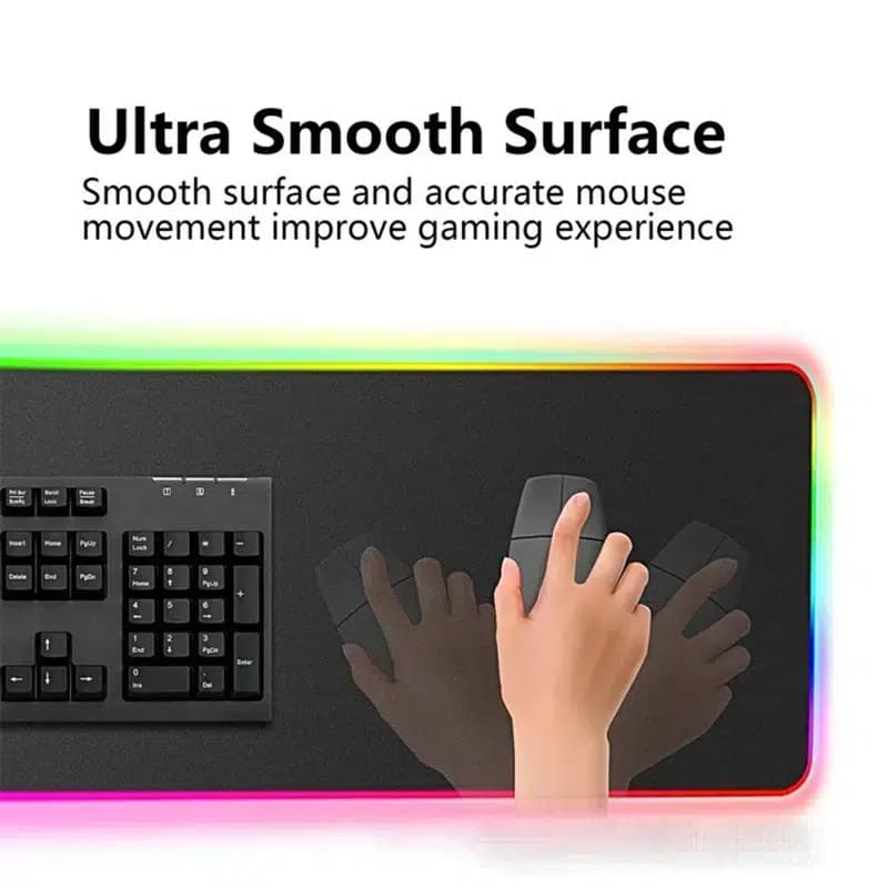 ماوس پد مخصوص بازی مدل RGB — تصویر ۱۱