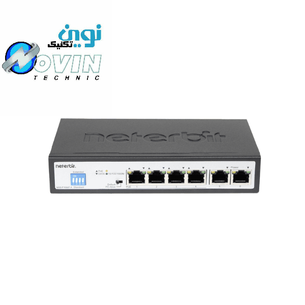 سوییچ 6 پورت نتربیت مدل NGS-F1006P-C — تصویر ۸