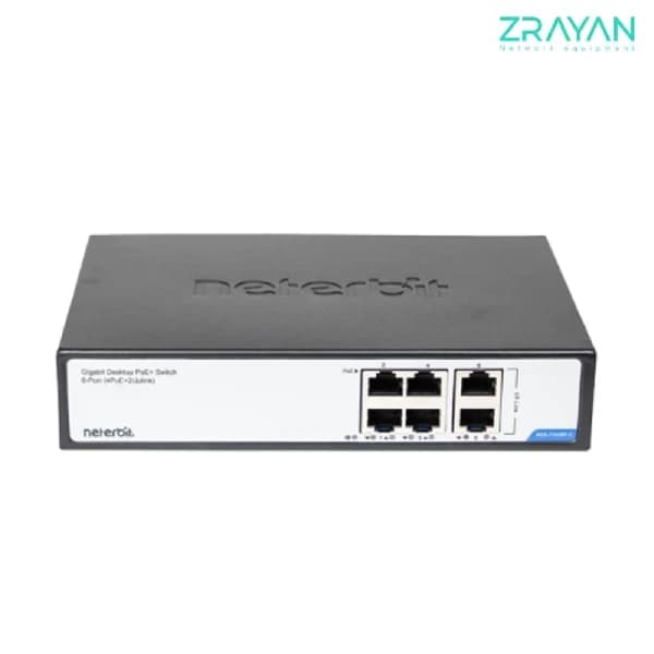 سوییچ 6 پورت نتربیت مدل NGS-F1006P-C — تصویر ۲