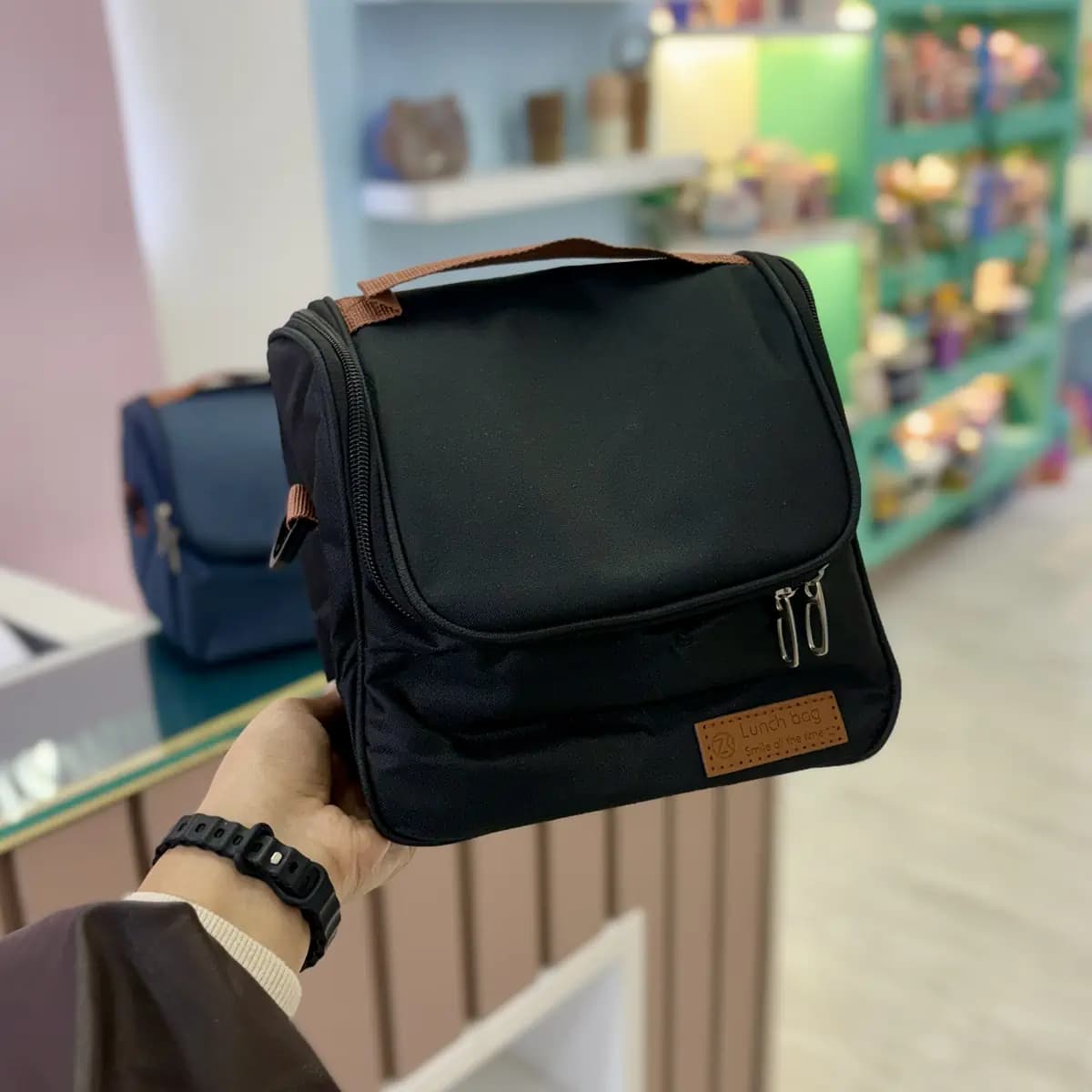 کیف غذا lunch bag زیپ جلو — تصویر ۷
